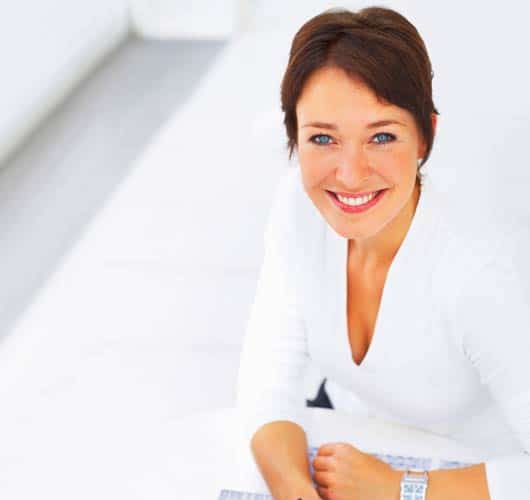 Enseignante épanouie