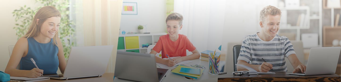 slider professeur en télétravail